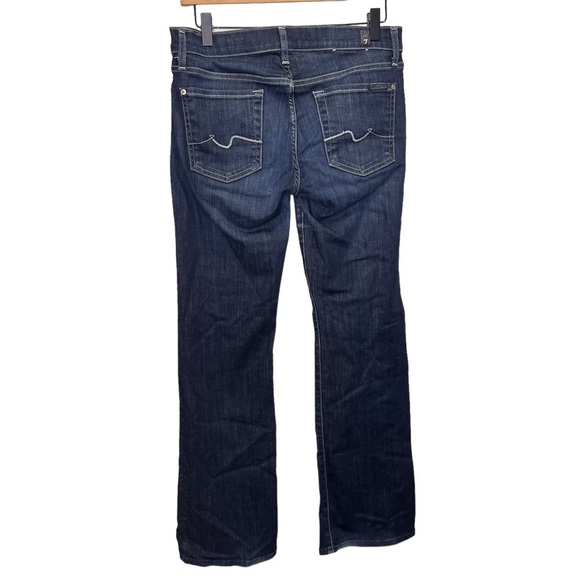 7 For All Mankind Dark Wash Bootcut Jeans Size 29 - Picture 6 of 13